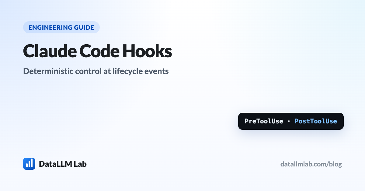 Diagram of Claude Code hooks firing at lifecycle events