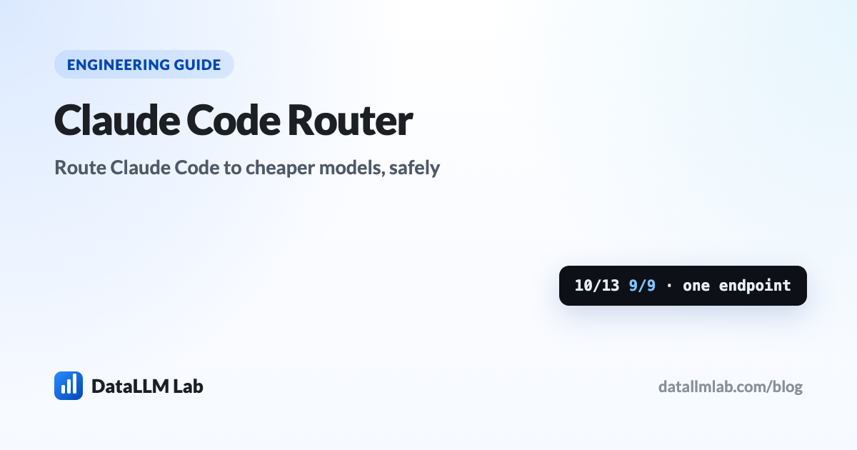Claude Code Router routes Claude Code requests to DeepSeek, Qwen, GLM and other cheaper models