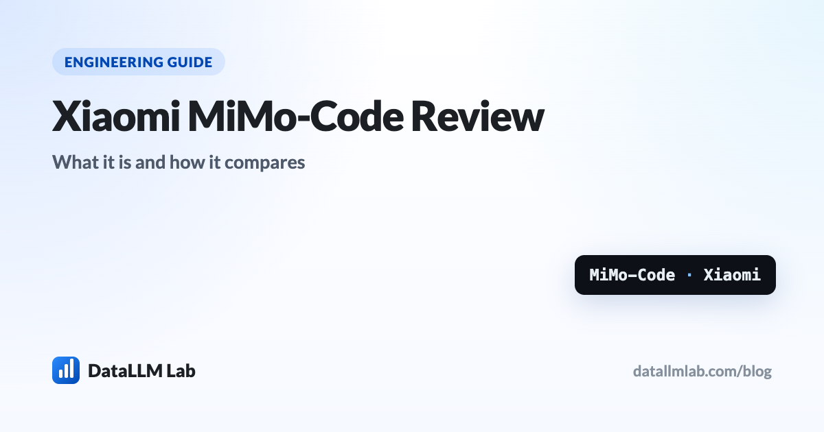 Xiaomi MiMo-Code — the coding agent CLI vs the underlying open-weight MiMo models