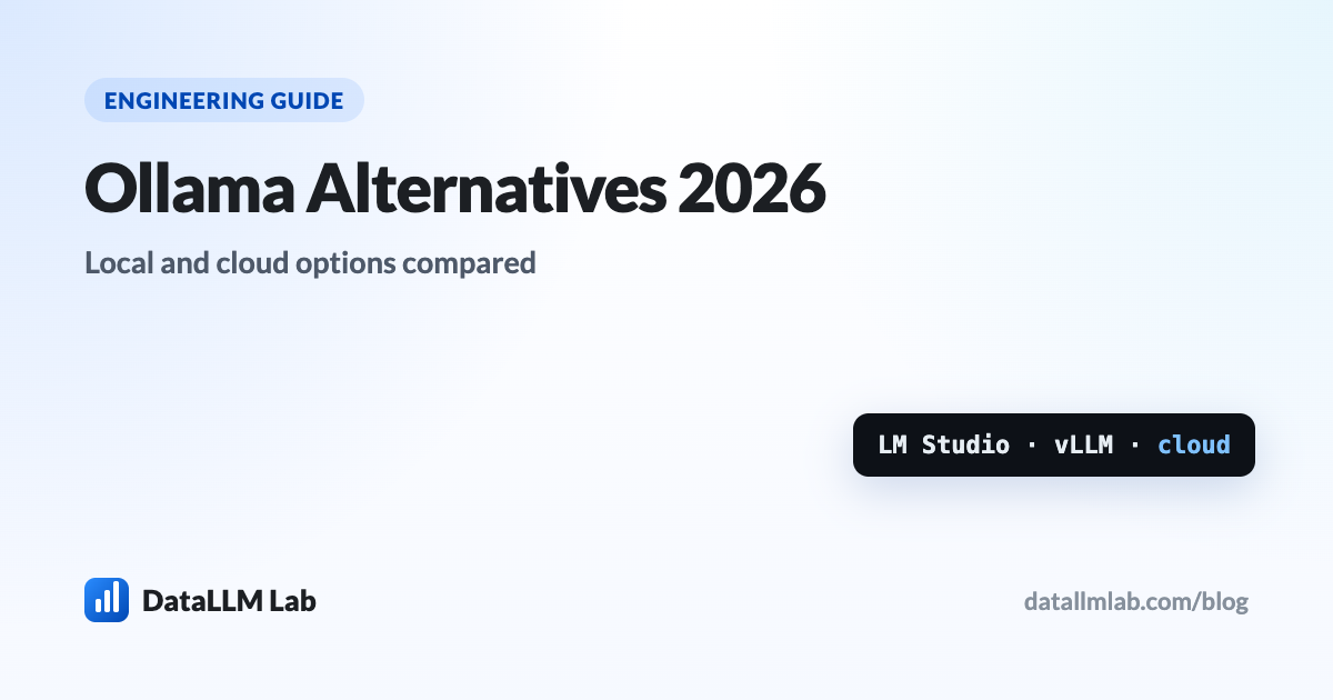 Ollama alternatives in 2026 — local runners and the cloud gateway option compared