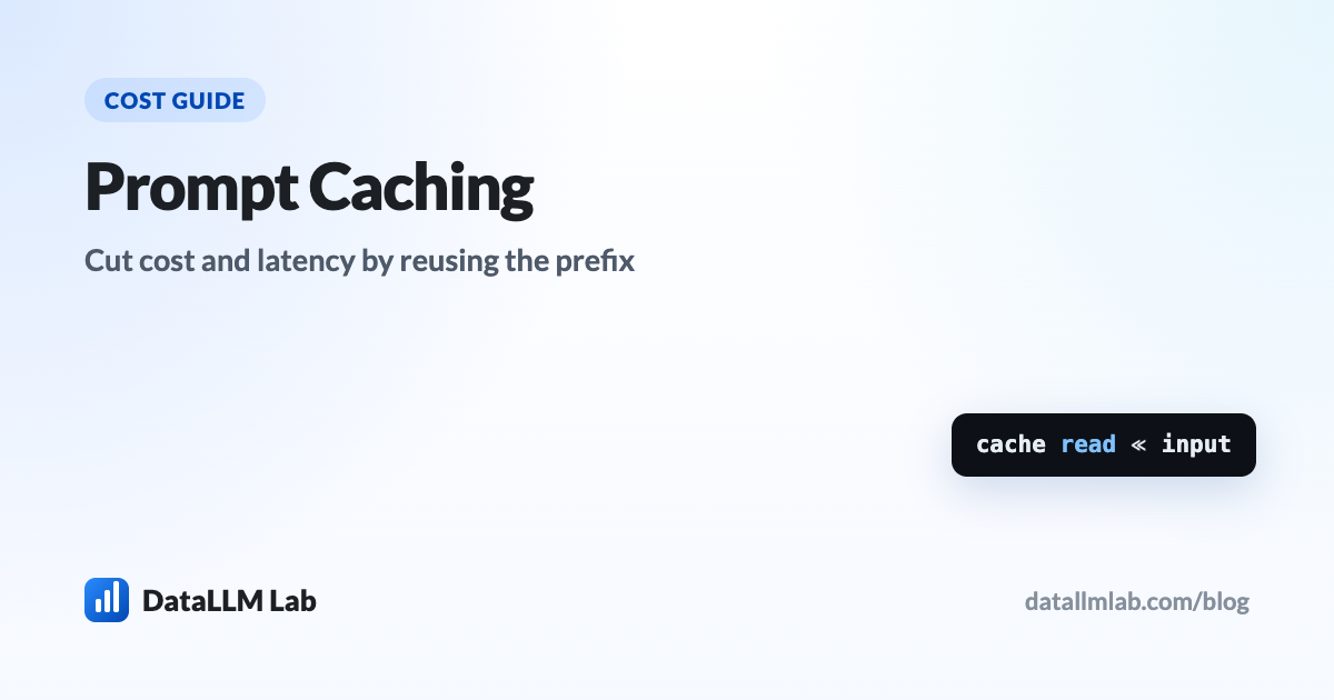 Diagram comparing prompt caching pricing shapes across Anthropic, OpenAI and Gemini