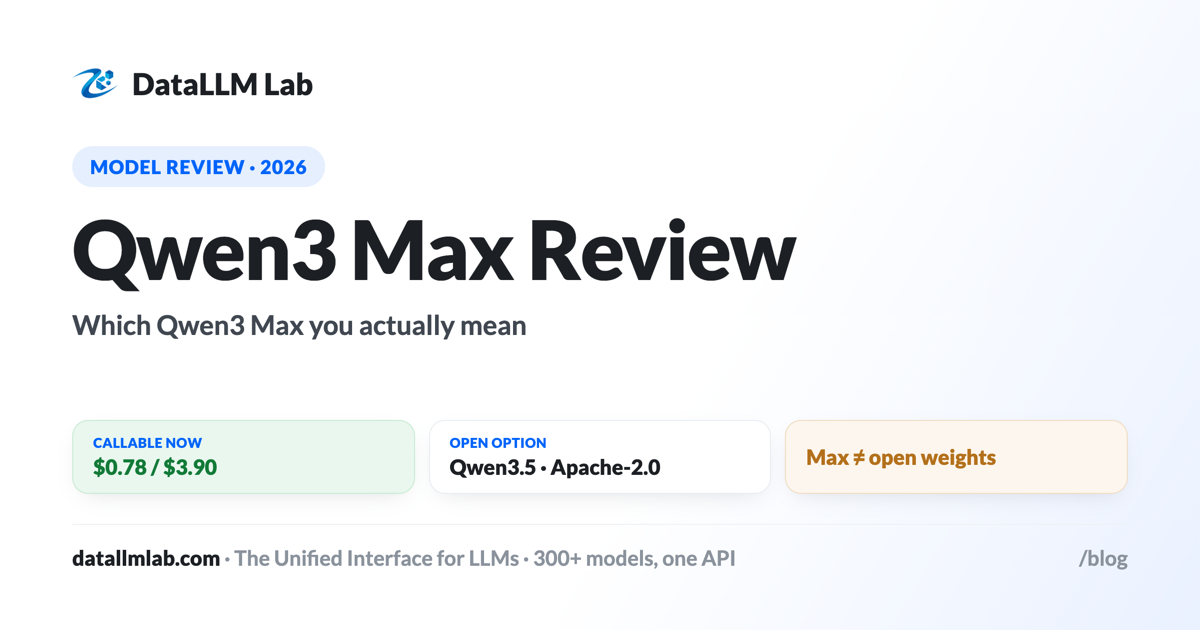 Qwen3 Max review 2026 — disambiguating the Qwen3 Max line, benchmarks and pricing