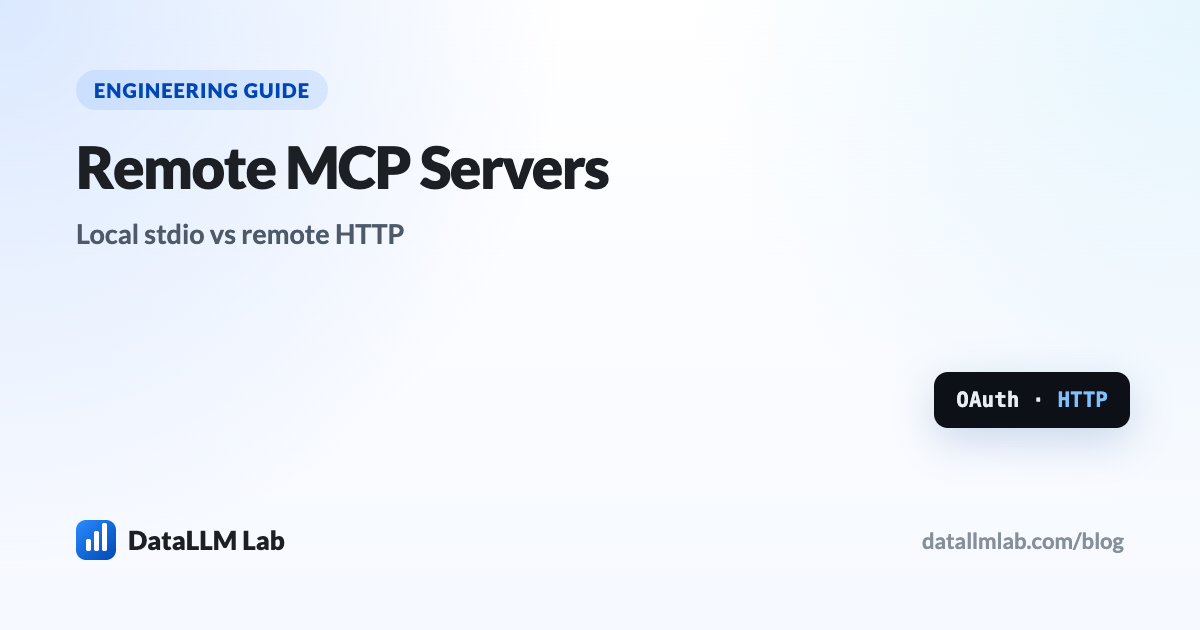 Diagram contrasting a local stdio MCP server on your device with a remote MCP server dialed from Anthropic cloud infrastructure